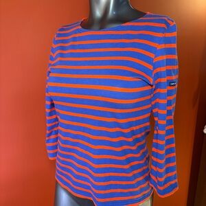 Saint James Vibrant Striped Long Sleeve Top